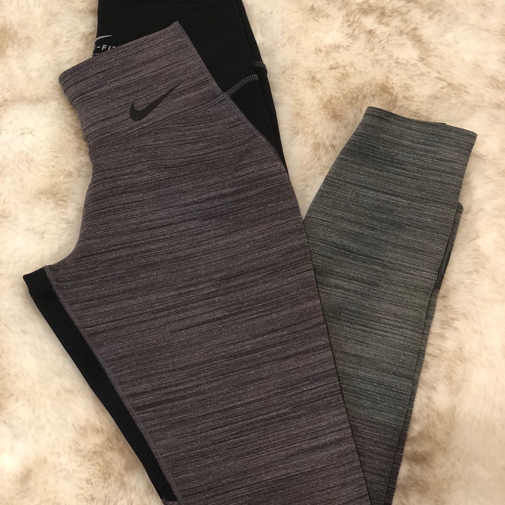 Nike Dri-Fit, Size S, purple-gray-black, highwaist